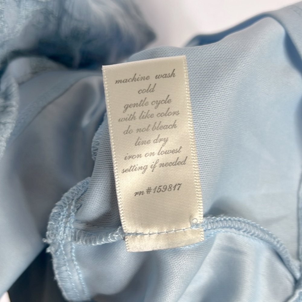 Altar'd State Roxie Floral Tiered Tiered Mini Dress Sky Blue HOCO Sz S - Picture 8 of 11
